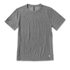 Vuori Strato Tech Tee, Heather Gray